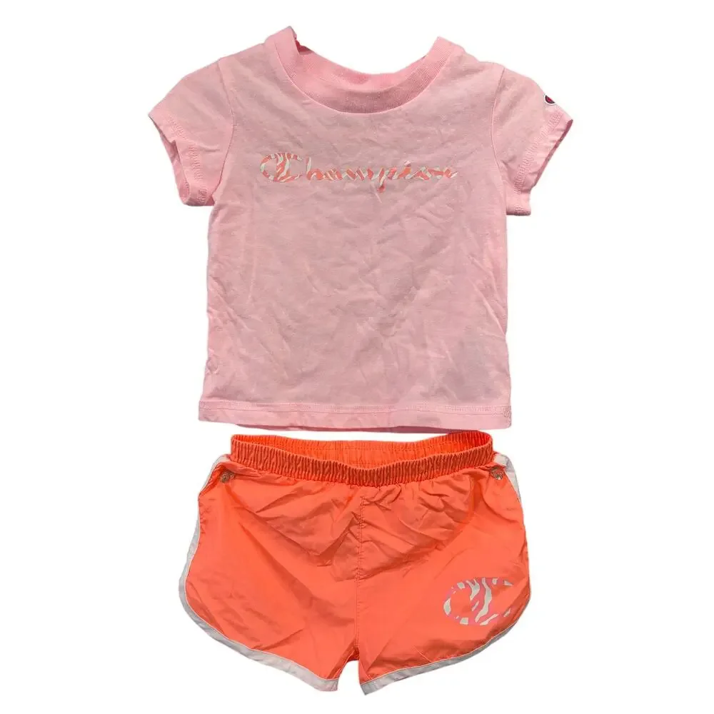 Pink SS Outfit - Champion - 12mo